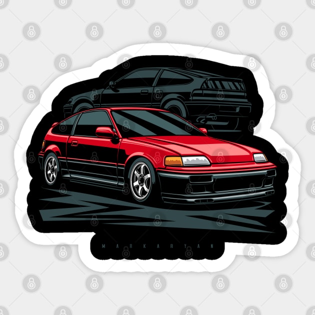 CRX Sticker by Markaryan